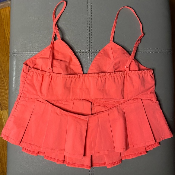 Forever 21 Pleated Babydoll Top Size Small - Picture 2 of 4